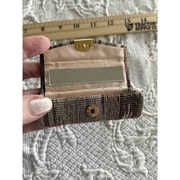 Mary Kay Lipstick Case Tapestry Western Mirrored Vintage - Picture 8 of 9